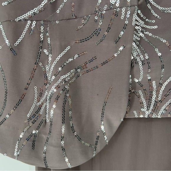 Alex Evenings Sequined A-Line Midi Dress and Jacket - Picture 10 of 16